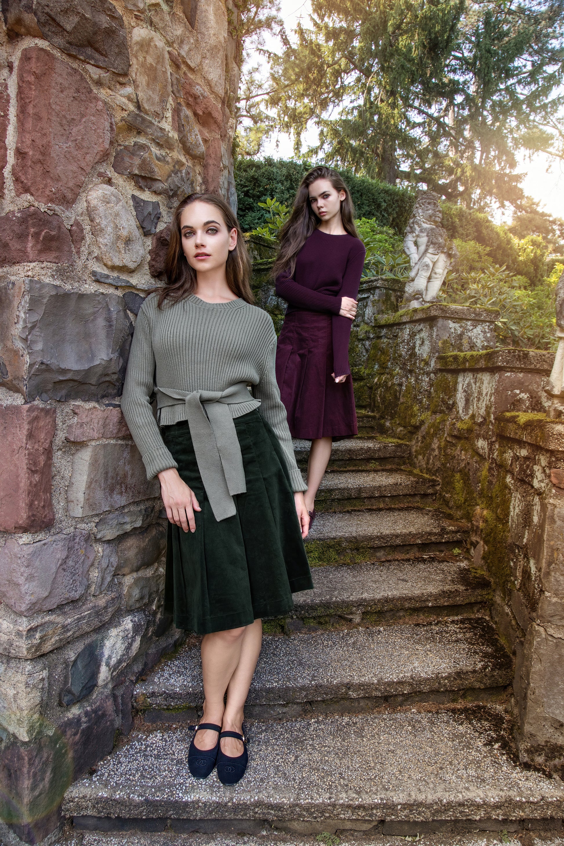 MUN-NUA4206 GREEN TIE TOP