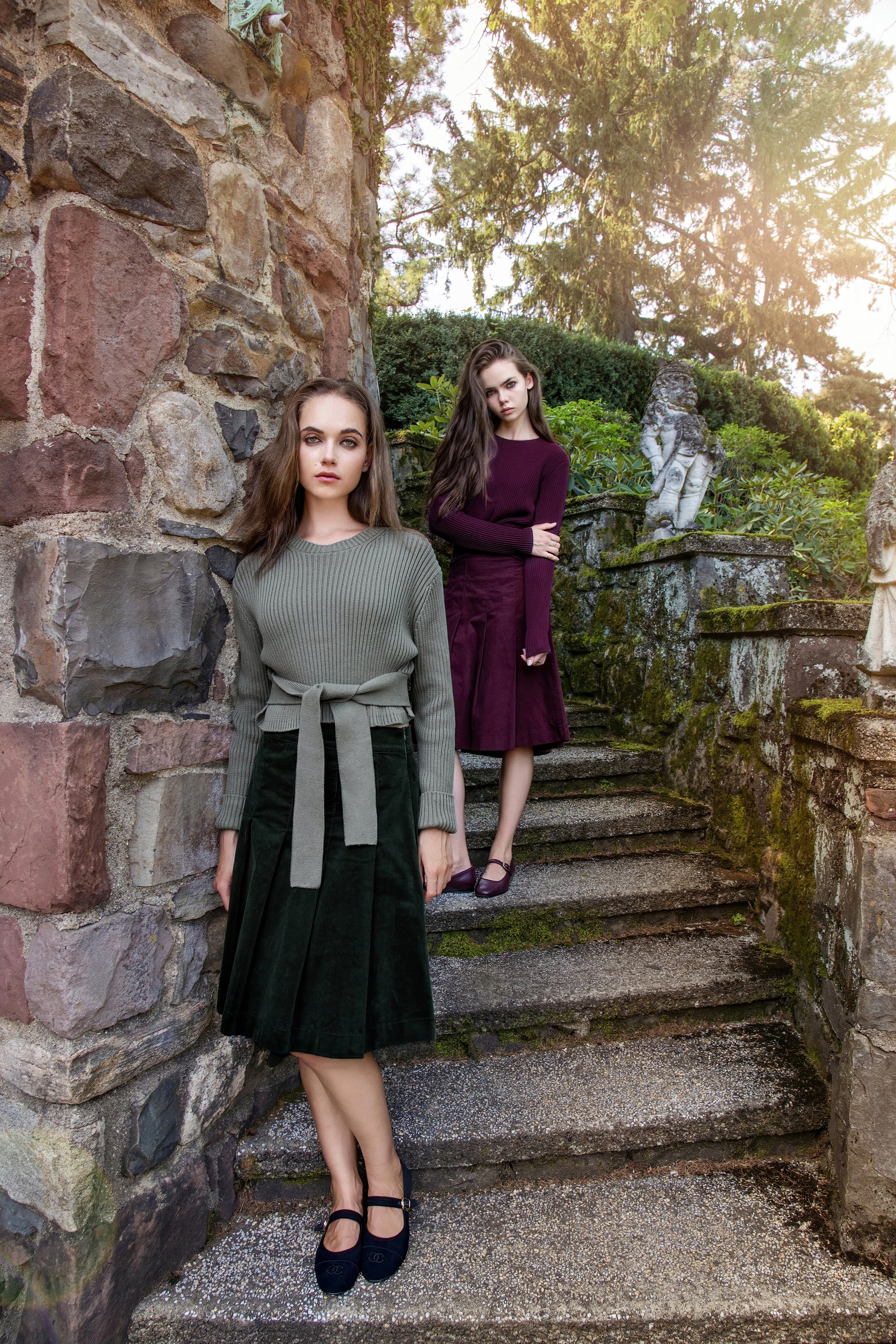 MUN-NUA4206 GREEN TIE TOP