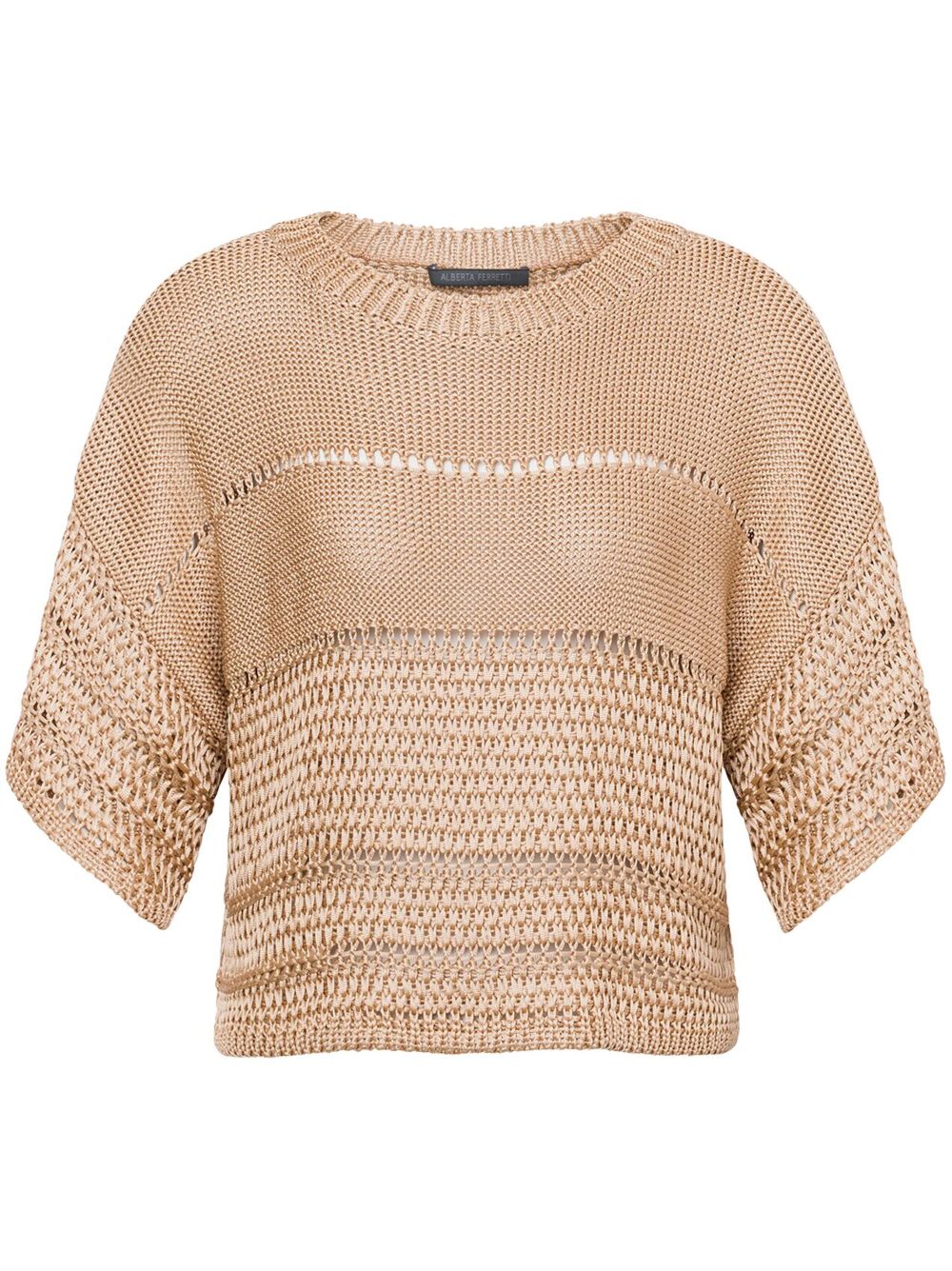 ABF-A0923 BEIGE KNIT TOP