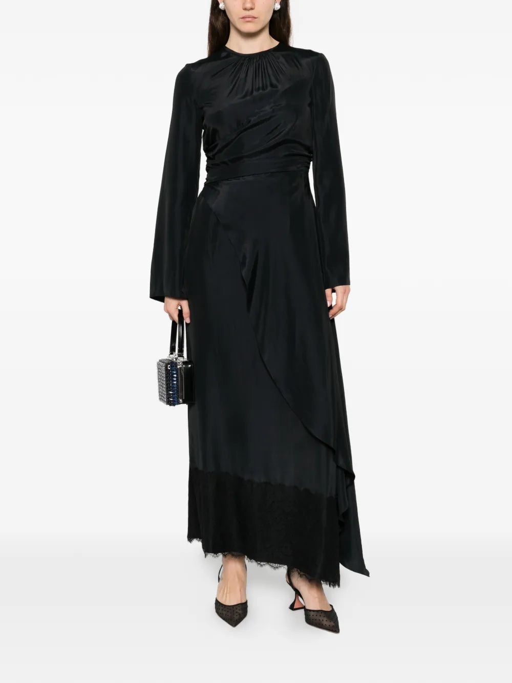 MSC-A0470 BLACK RUCHED DRESS Coats and co. MSC-A0470 BLACK RUCHED DRESS Coats and co.