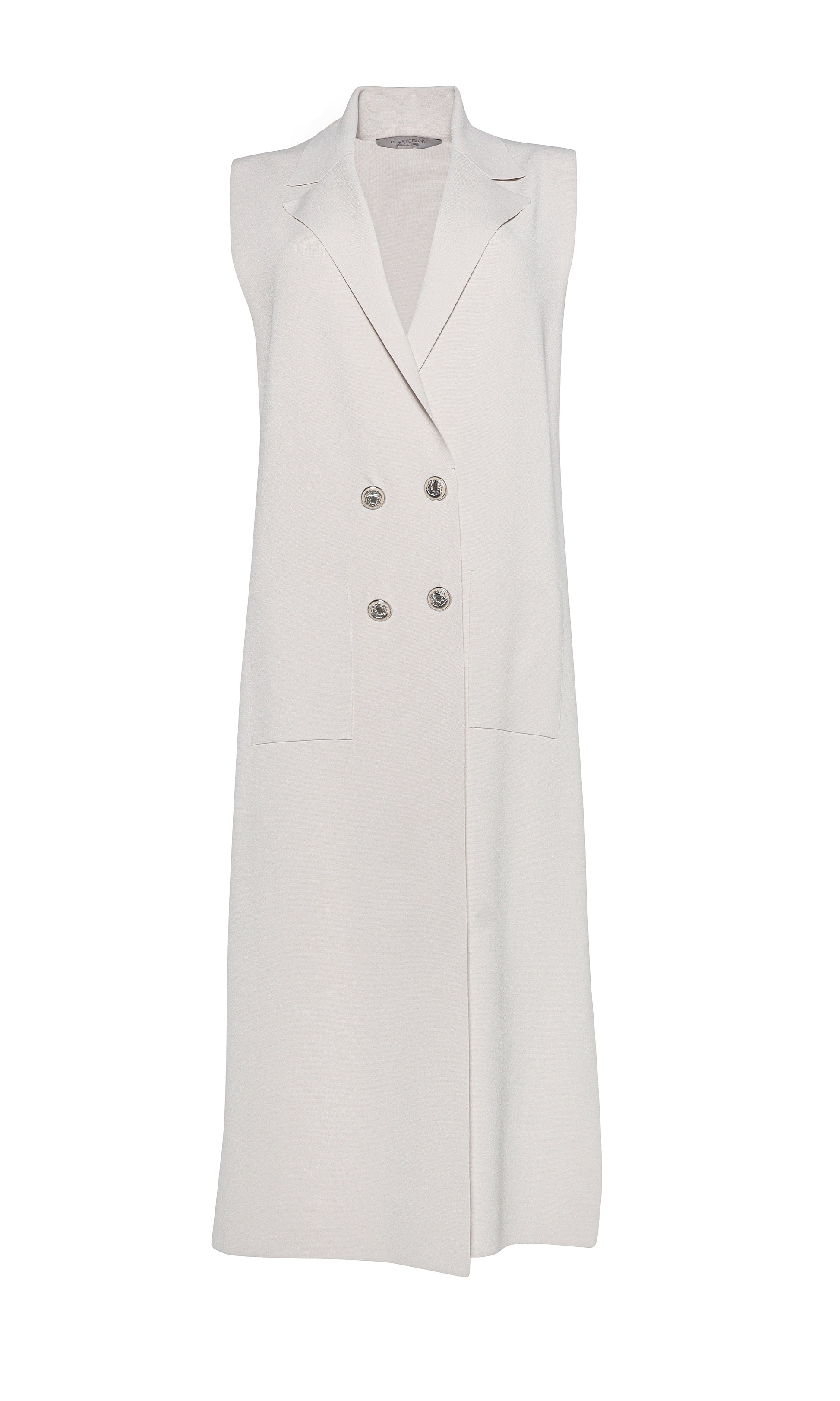 Black long gilet