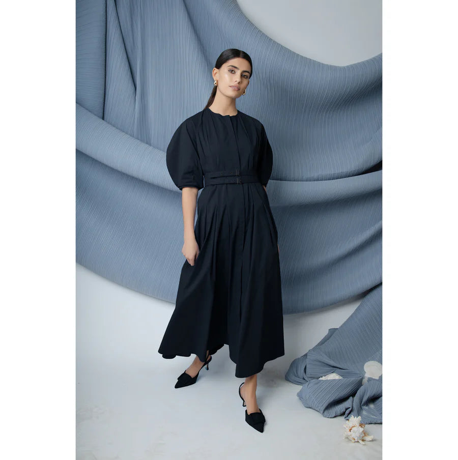MUN-MNS4528 BLACK CARMEM DRESS