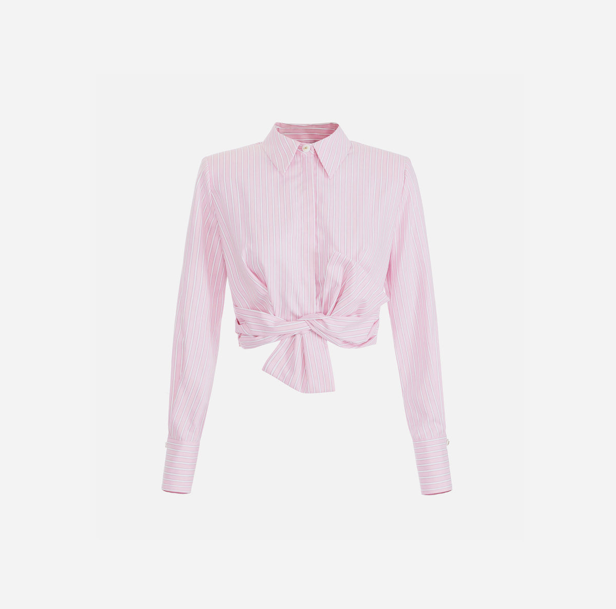 ELS-CA12056E2 WHITE GRAPHIC BLOUSE