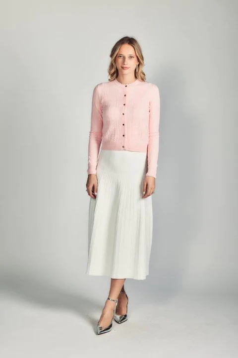 ALZ-J210 PINK HEART CARDIGAN