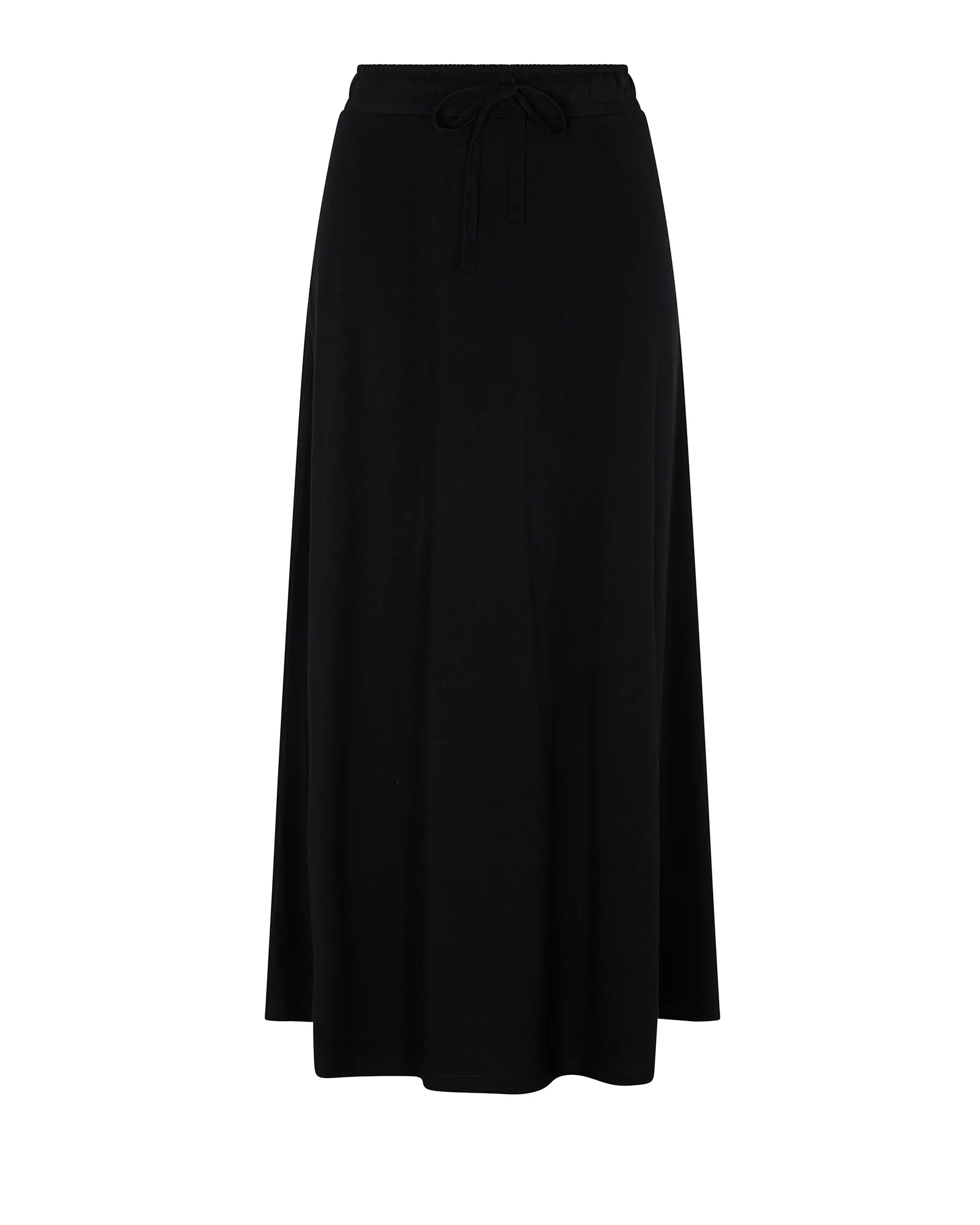 PAR-SK431 BLACK DRAWSTRING SKIRT