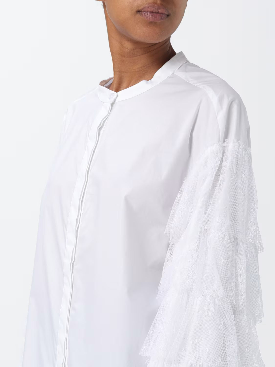 TWS-241TP2140 WOVEN WHITE SHIRT