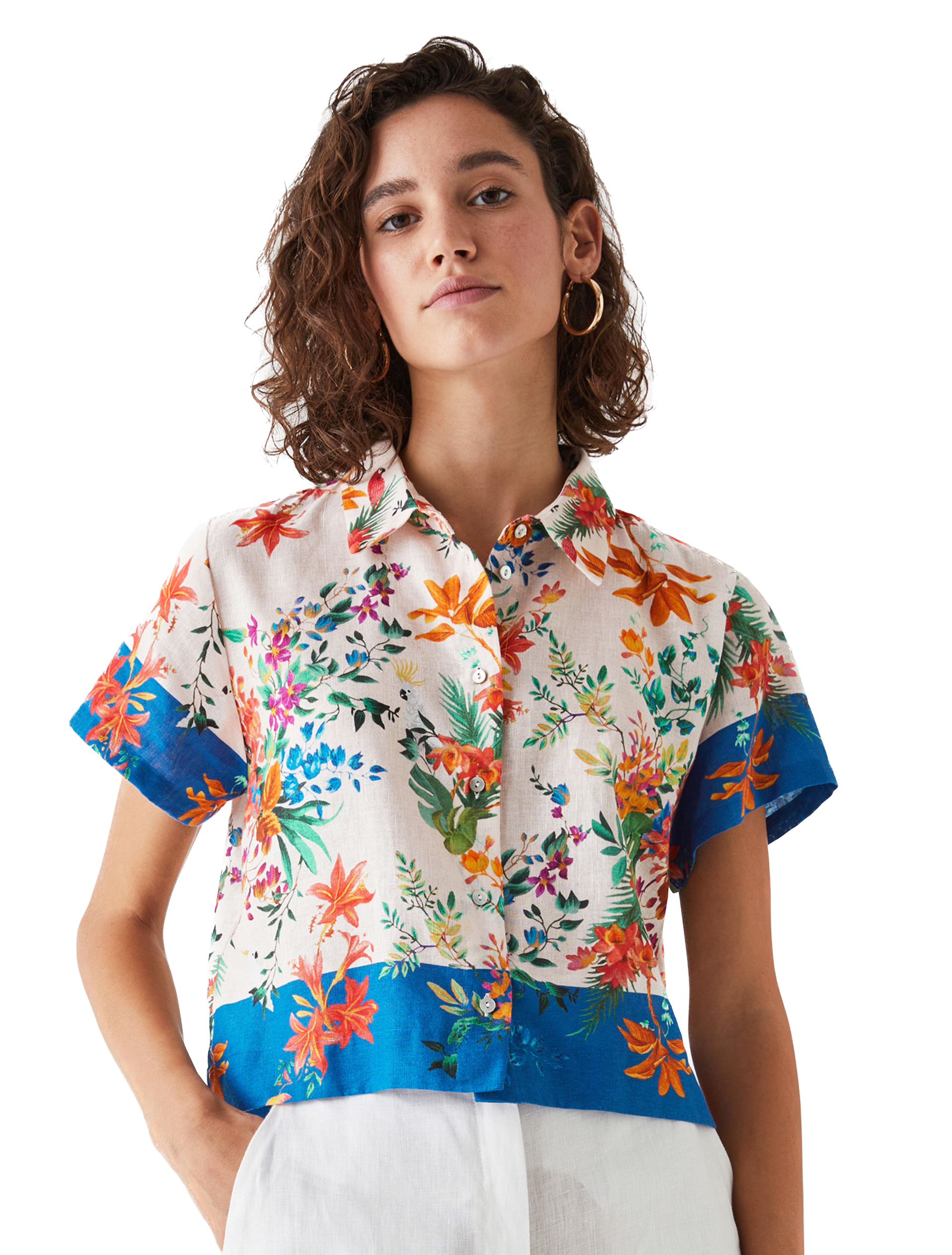 IBL-23711119322 CORTONA FLORAL SHIRT