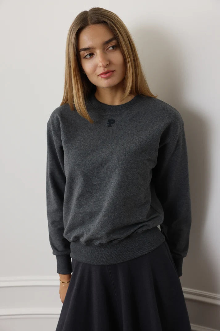 PAR-T571 BLACK CLASSIC P SWEATSHIRT