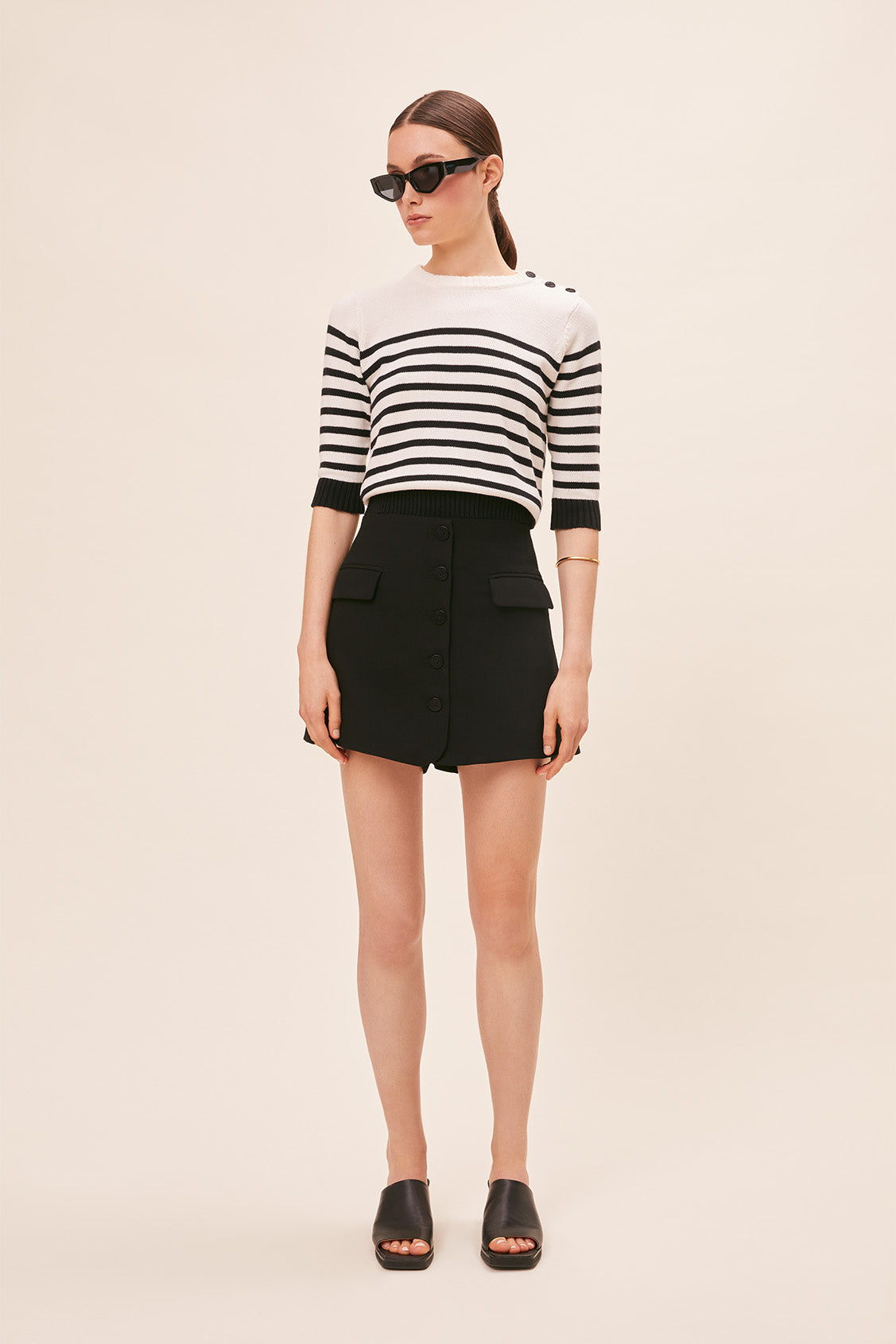 SUN-S24M01340 PEROZA BLK&WHT TOP