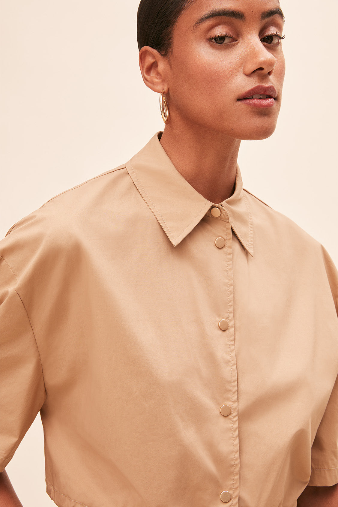 SUN-S24C07182 LUCIE BEIGE BLOUSE