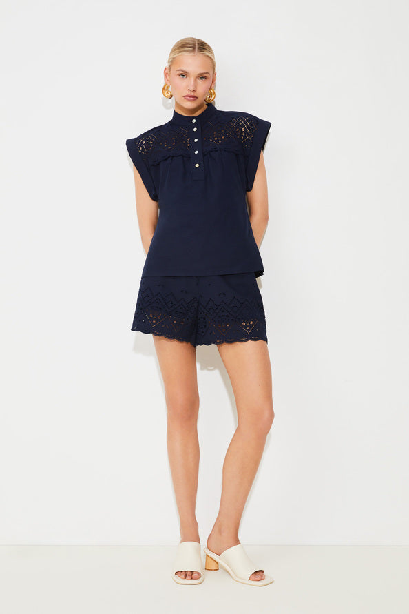 SUN-S25C07032 LUDY BLACK SHIRT