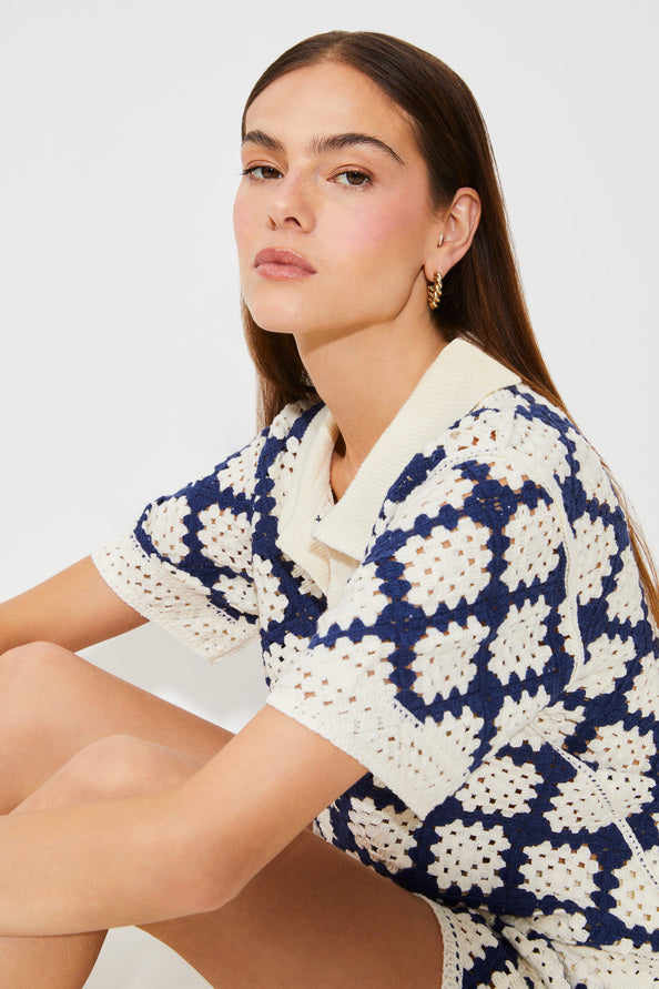 SUN-S25M01255 PERISOL: IVORY&NAVY TOP