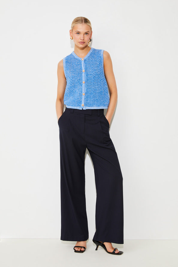 SUN-S25M02352 GEMI BLUE VEST
