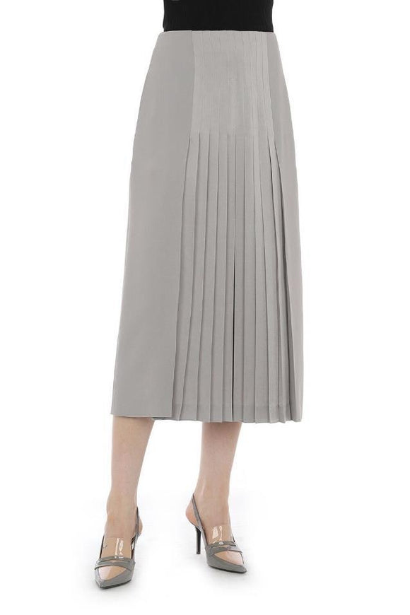 ABF-A01126 BLACK PLEATED SKIRT