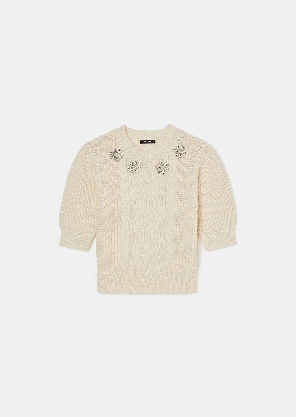 TAJ-TUPUL20TU673 PSYCHE ECRU TOP