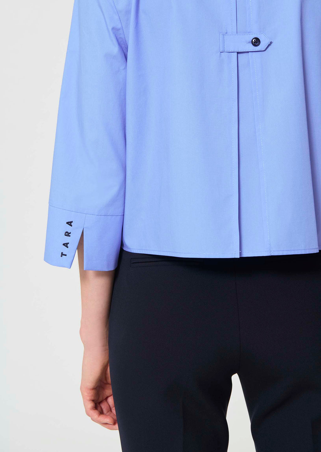 TAJ-CLOE SKY BLUE BLOUSE