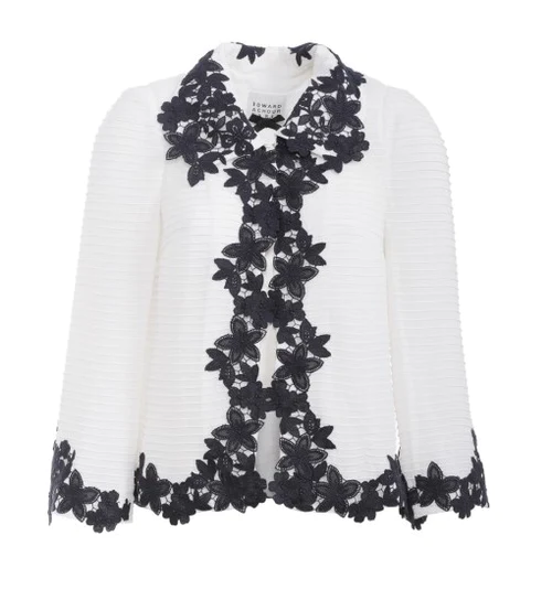 BLACK FLOWER CARDIGAN