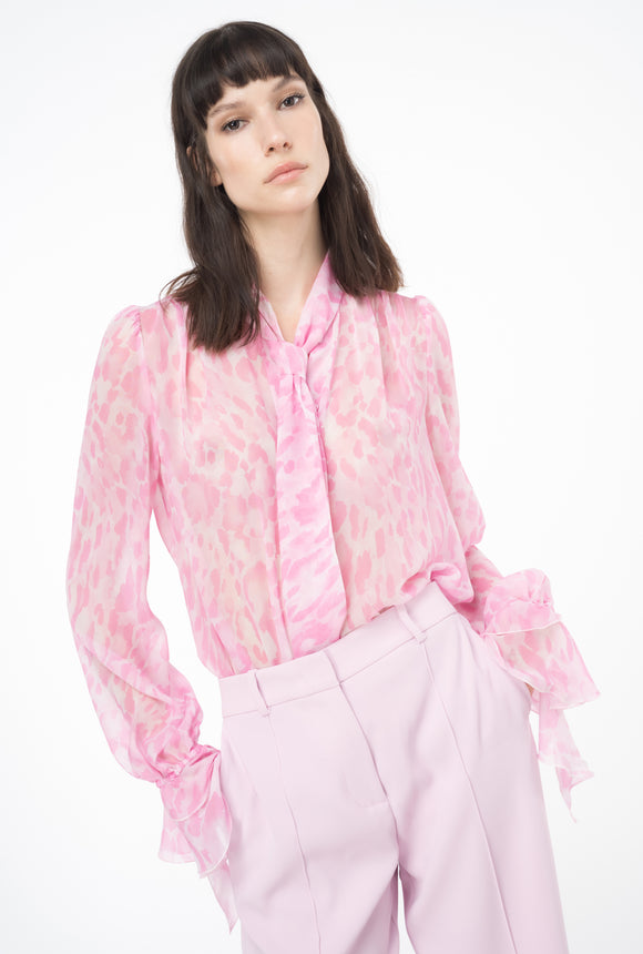 PKO-100226 SCOZIO PINK BLOUSE
