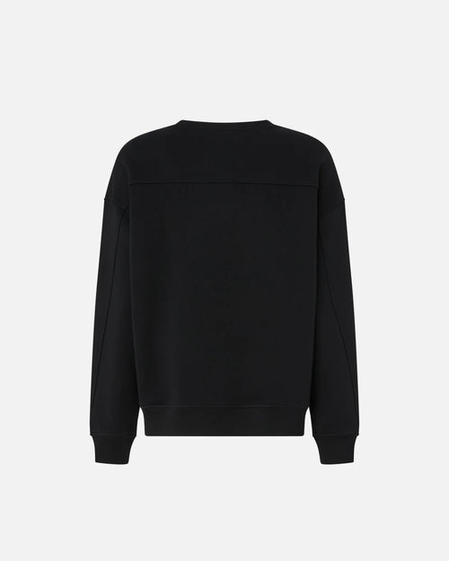 PKO-100534 NELLY BLACK JEWEL LOGO SWEATSHIRT
