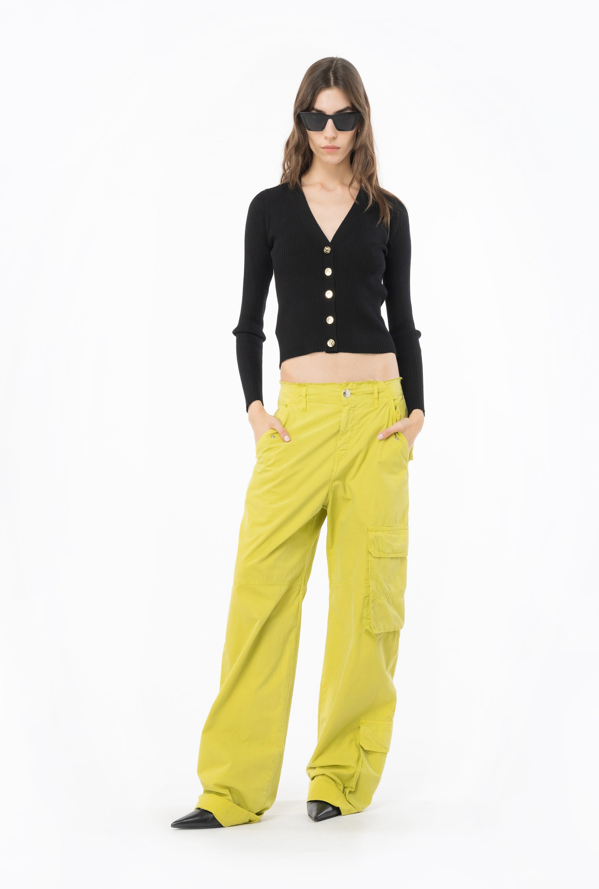 PKO-102018 PINKO TILACINO BLACK CARDIGAN