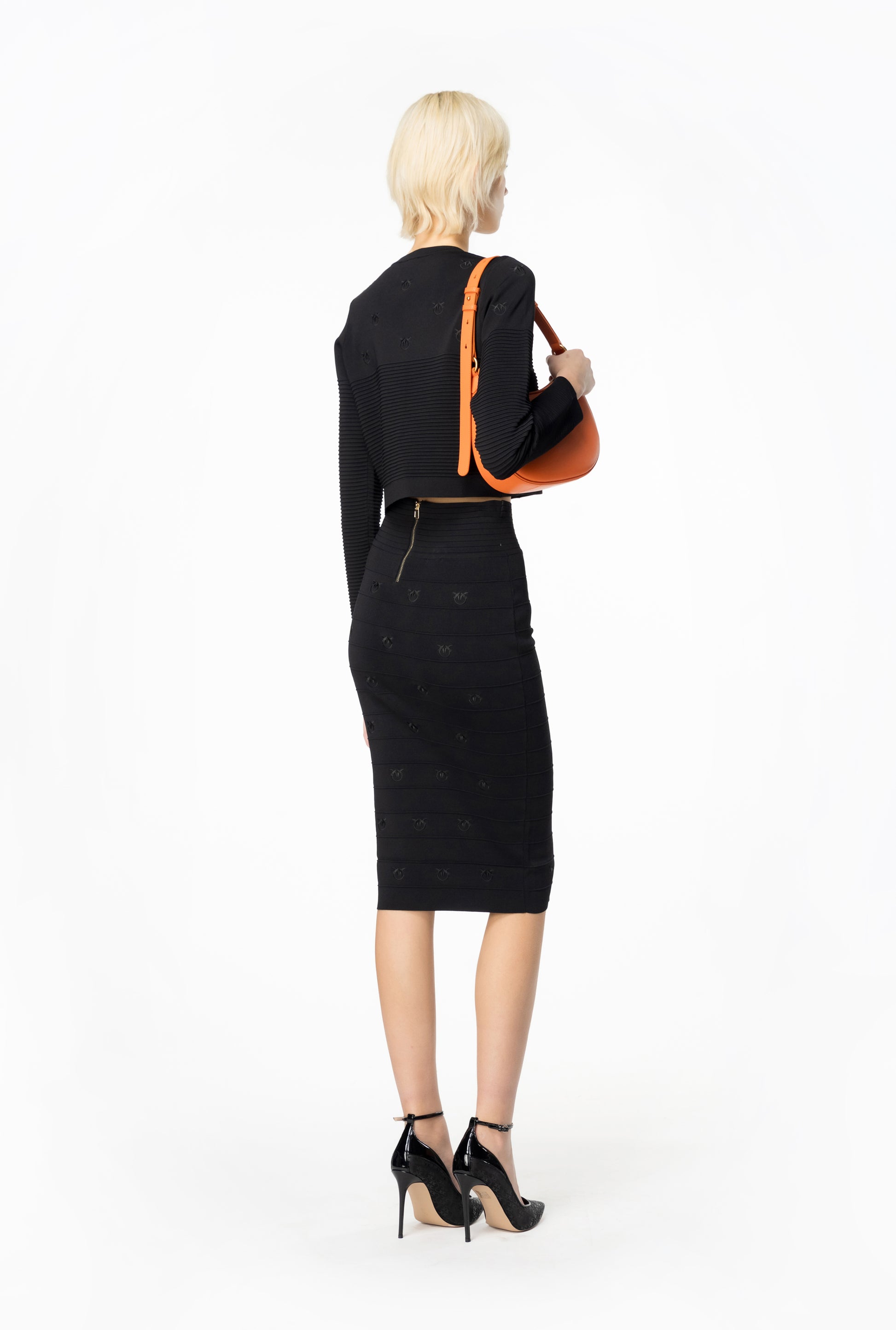 PKO-102881 CILIEGIO BLACK CARDIGAN