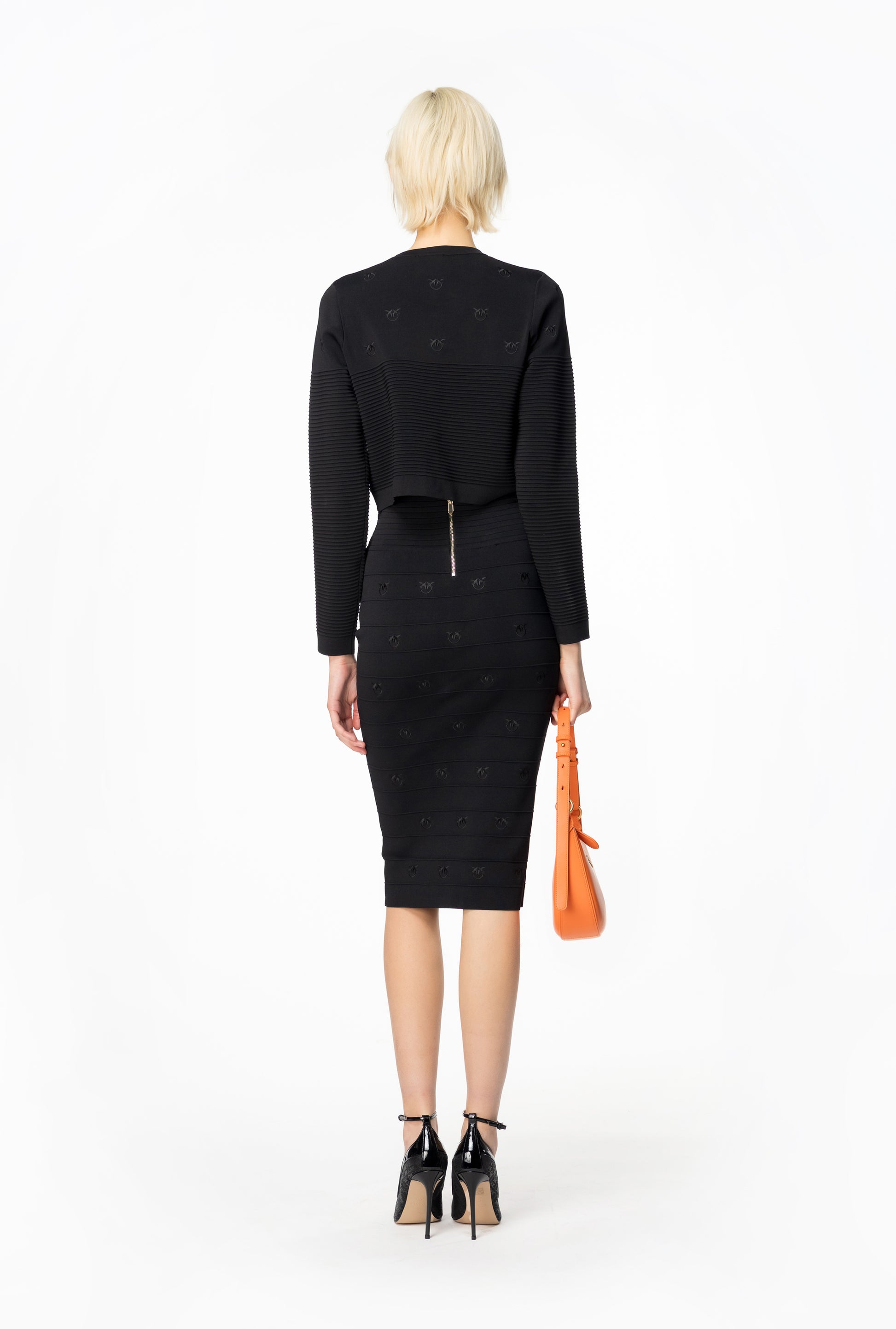 PKO-102881 CILIEGIO BLACK CARDIGAN