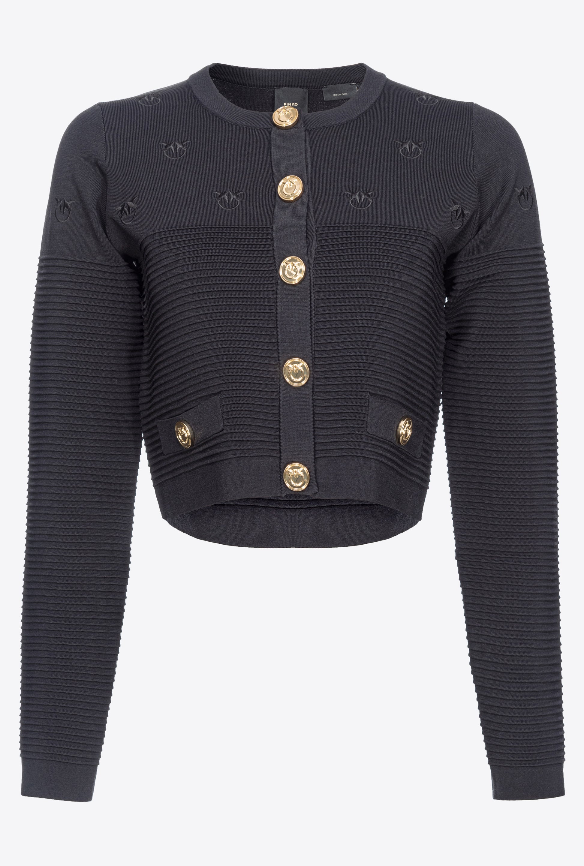 PINKO 102881 CILIEGIO BLACK CARDIGAN