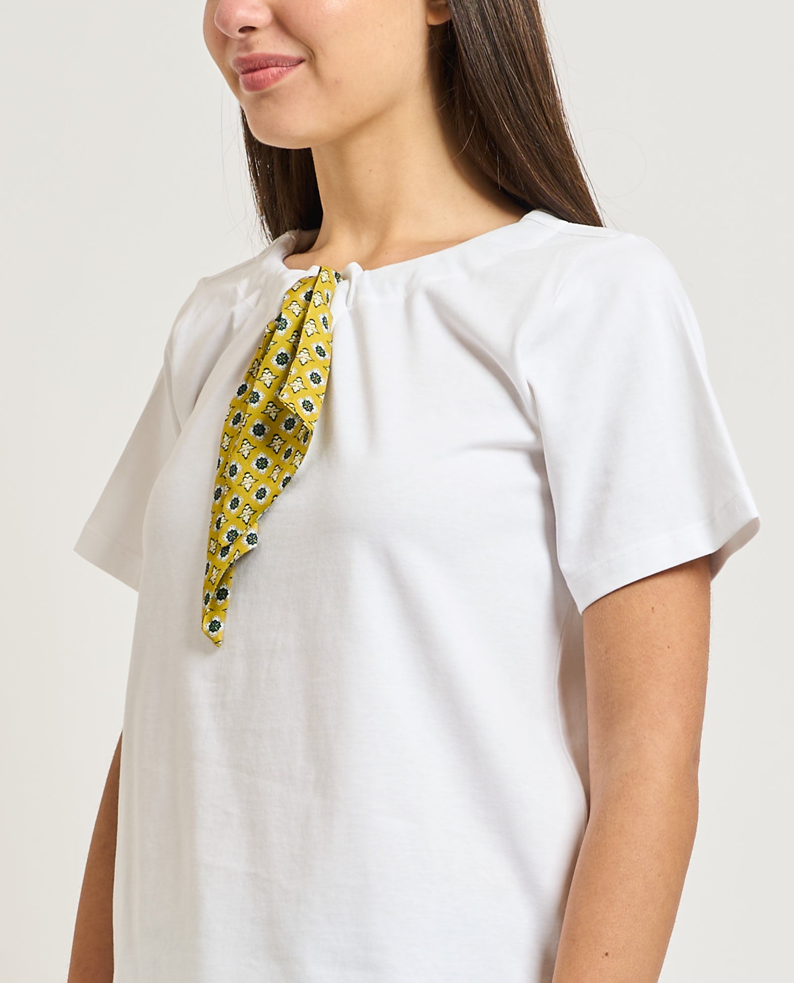 IBL-261797109 IBLCLIMA WHITE RUST CARF T-SHIRT