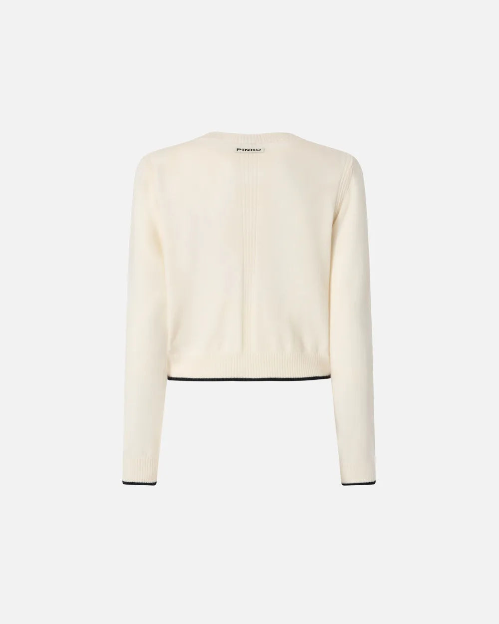 PKO-105447 TROMBOLI IVORY V-NECK CARDIGAN