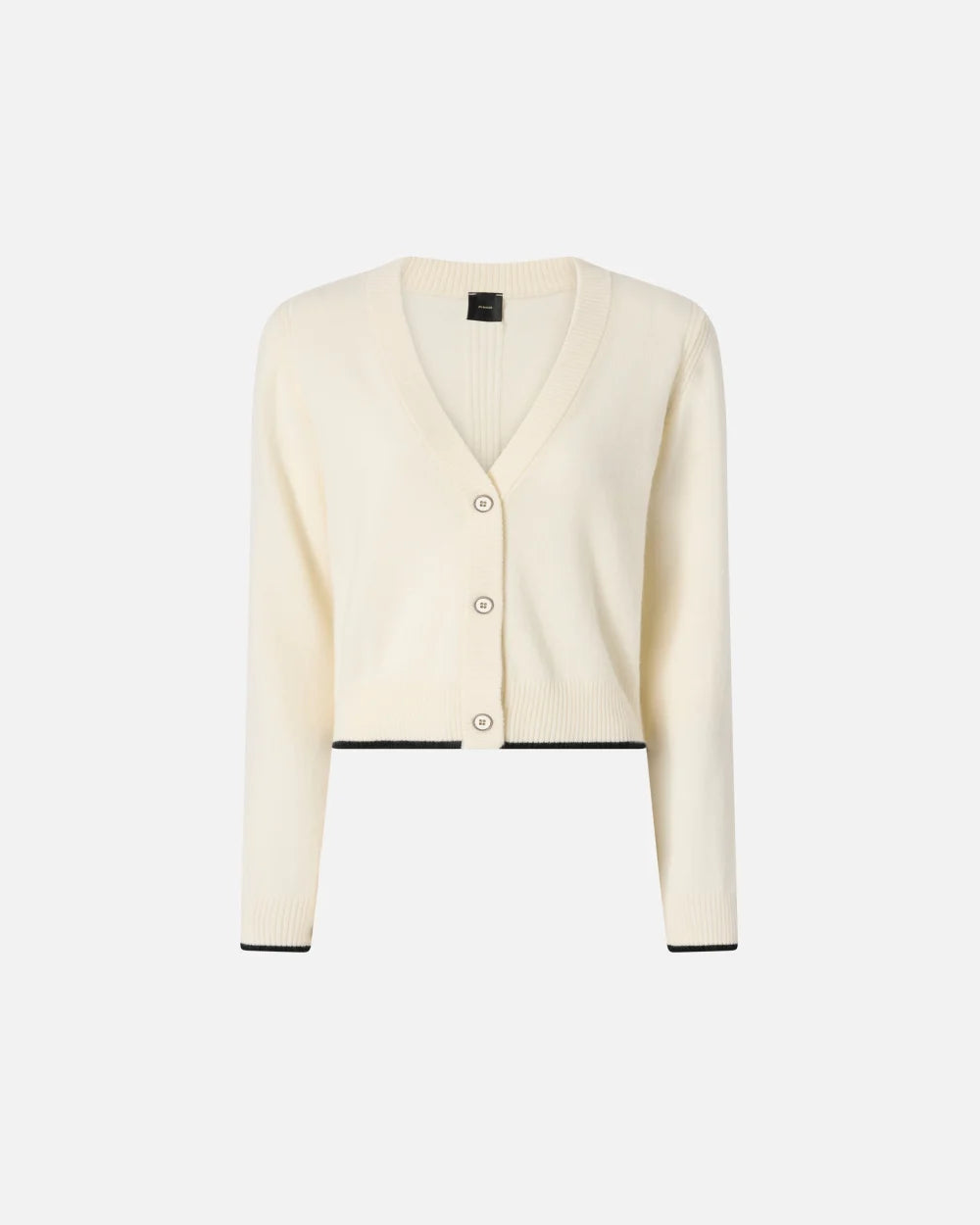 PKO-105447 TROMBOLI IVORY V-NECK CARDIGAN