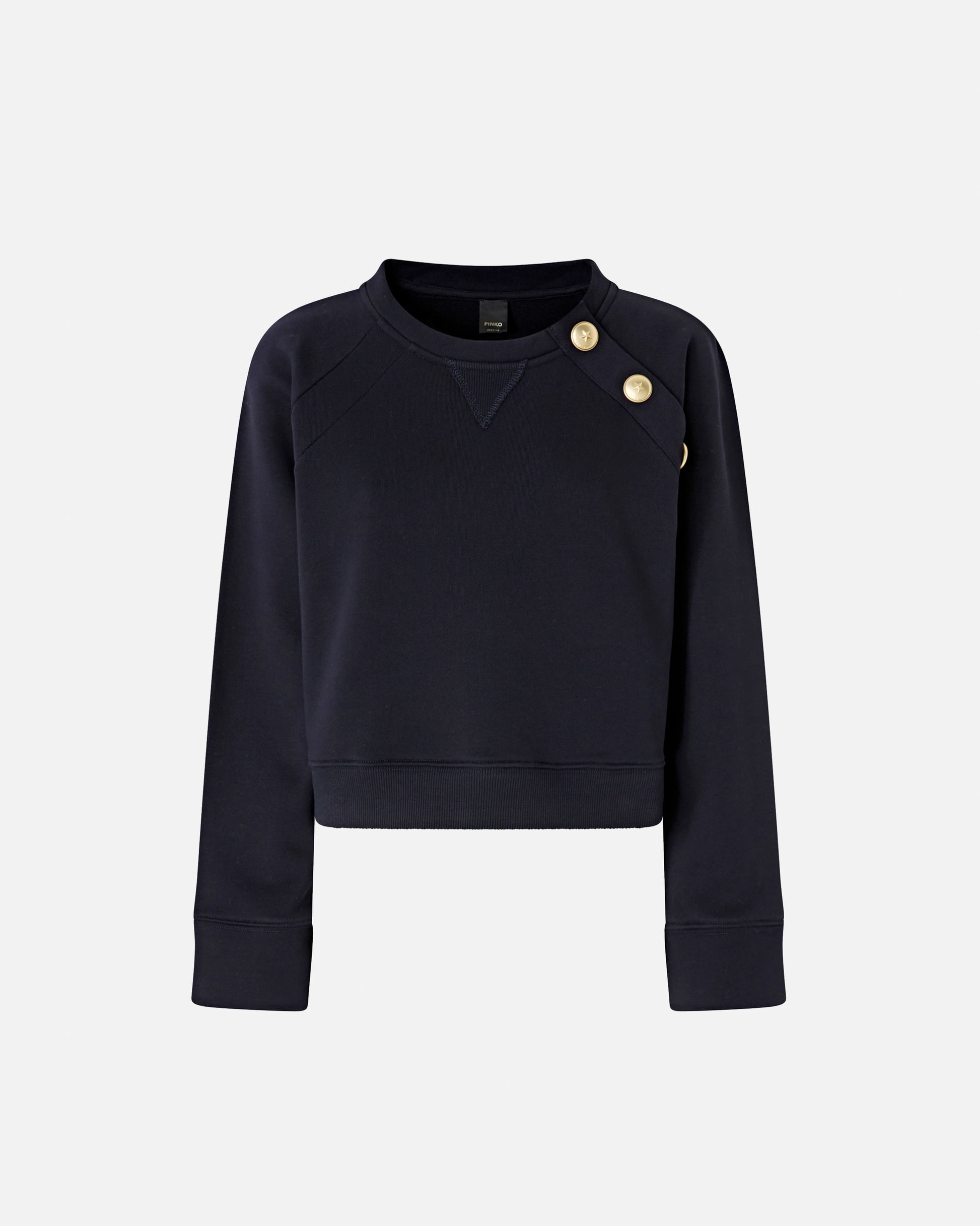 PKO-105613 MARGARINA NAVY BUTTON SWEATSHIRT