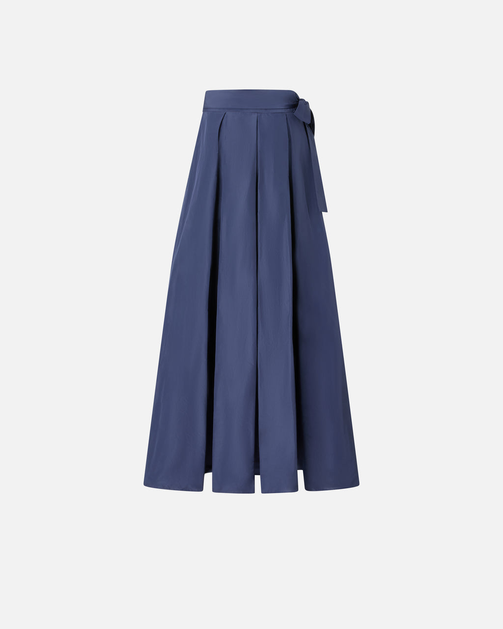 PKO-105645 CAVALLINA BLUE TAFFETTA SKIRT