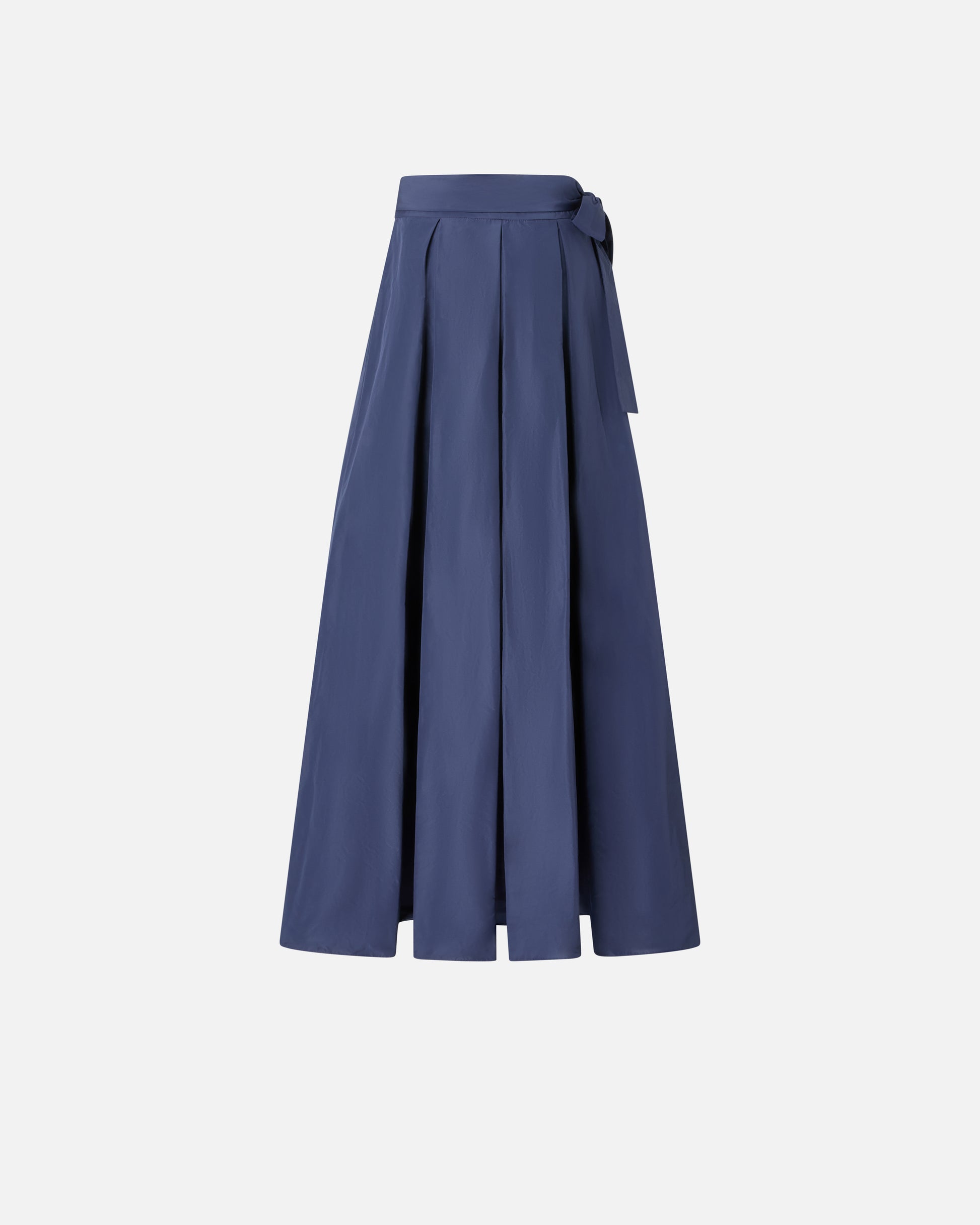 PKO-105645 CAVALLINA BLUE TAFFETTA SKIRT