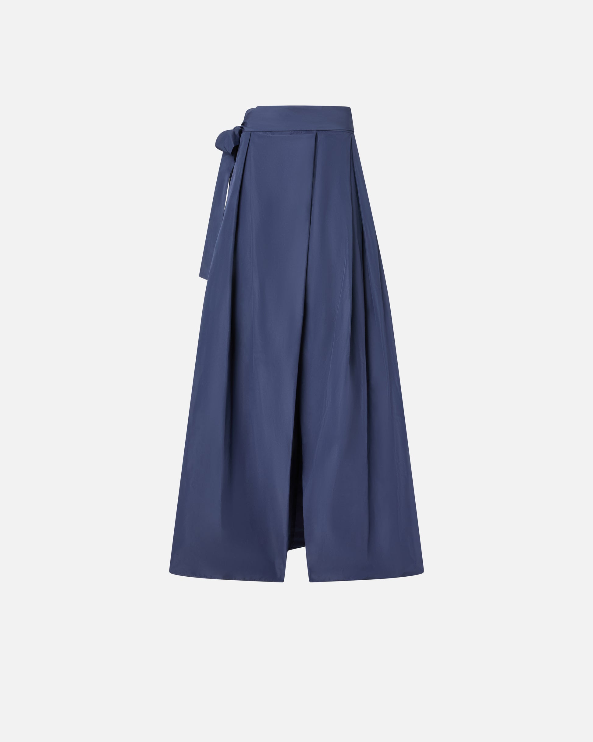 PKO-105645 CAVALLINA BLUE TAFFETTA SKIRT