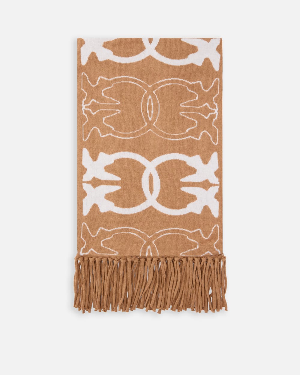 PKO-105992 SVEZIA CAMEL&WHITE LOGO SCARF