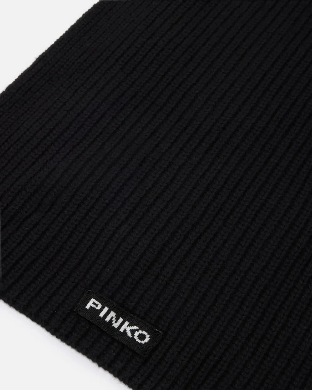 PKO-105996 SLOVENIA BLACK RIBBED SCARF