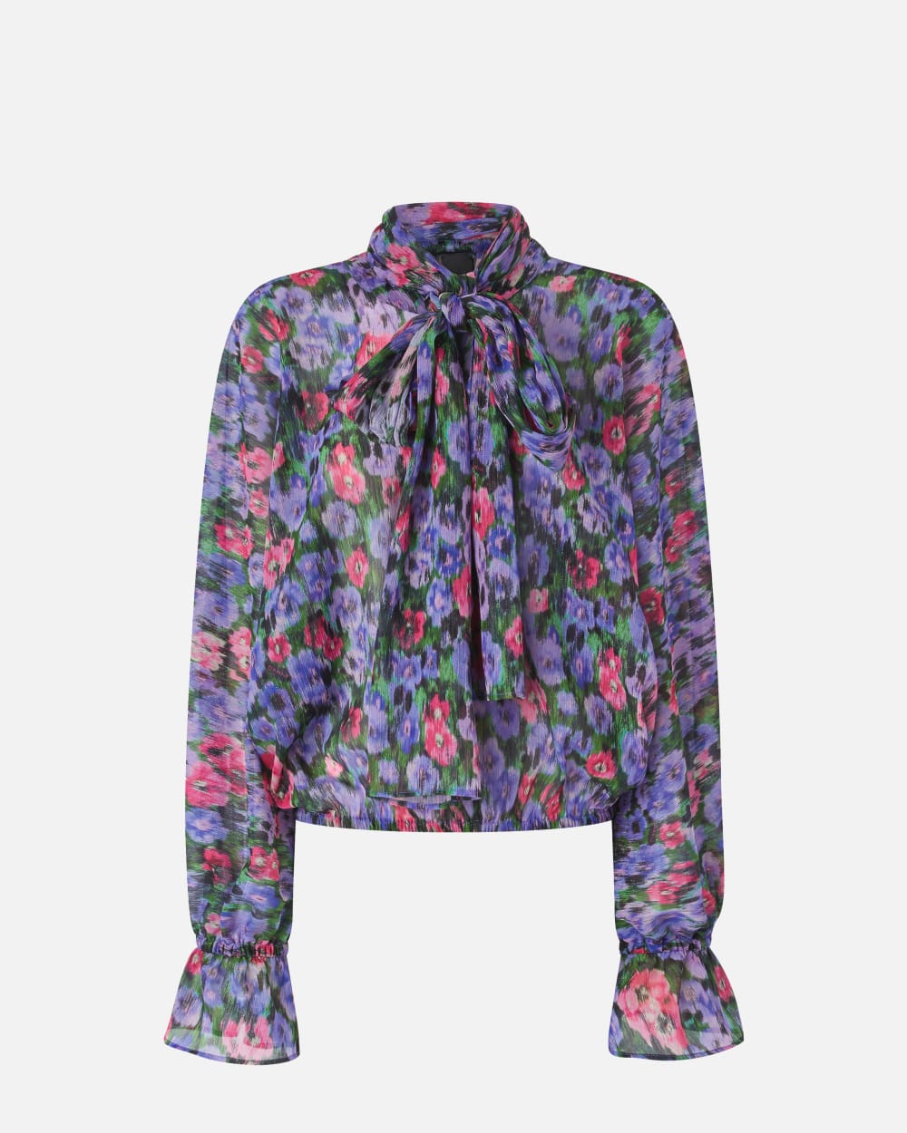 PKO-106125 ANDERE MULTI FLORAL PRINT BLOUSE