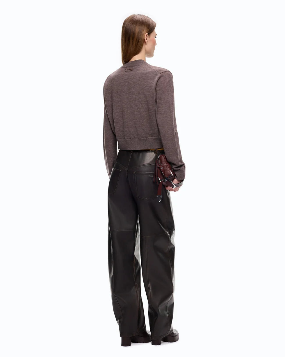 PKO-107259 TALLIN BROWN CARDIGAN TOP