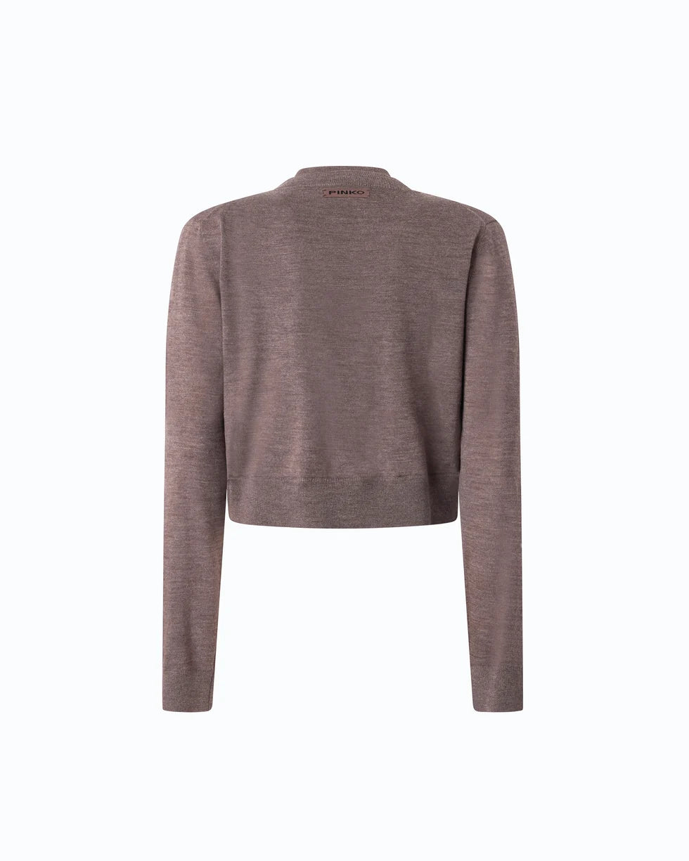 PKO-107259 TALLIN BROWN CARDIGAN TOP