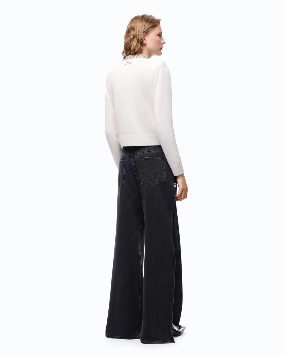 PKO-107275 COLONIA IVORY JEWEL CARDIGAN