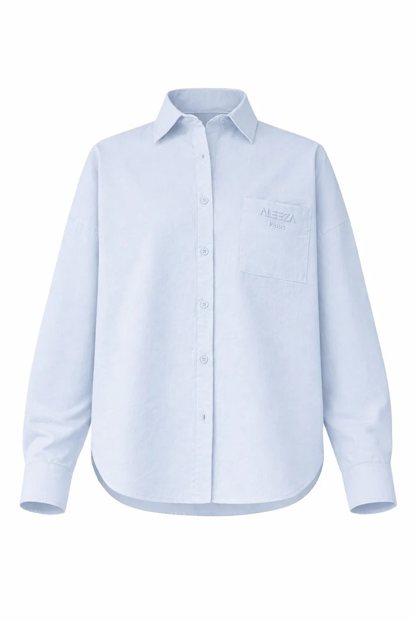 ALZ-T091 BLUE URBAN BLOUSE