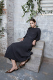 MUN-MNA4212 CHARCOAL CABLE KNIT TOP