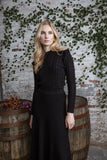 MUN-MNA4230 BLACK KNIT DRESS