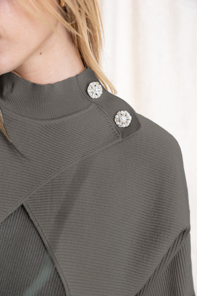 MUN-MN3136 OLIVE DRESS