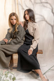 MUN-MN3136 OLIVE DRESS