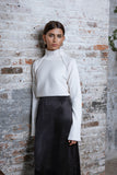 MUN-MNA4244 ECRU TIE-BACK TOP