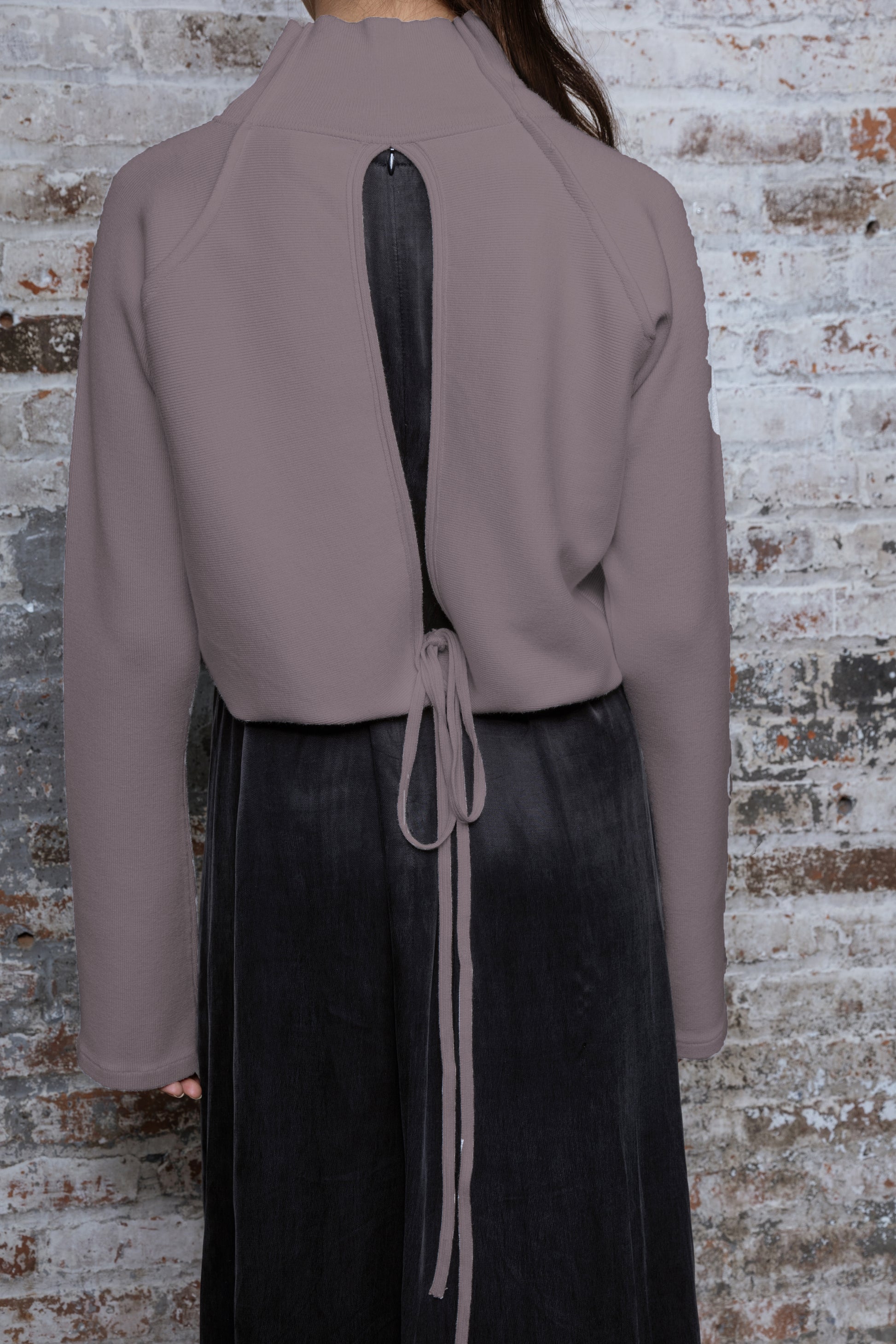 MUN-MNA4244 WINE TIE-BACK TOP