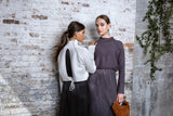MUN-MNA4244 ECRU TIE-BACK TOP