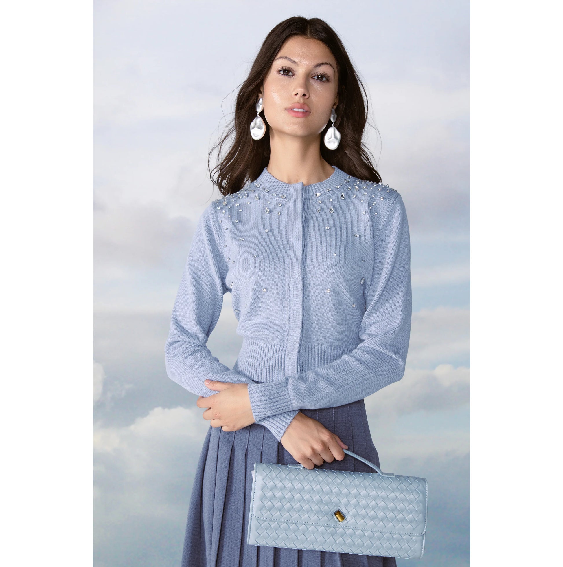 MUN-MNA5063 BLUE ECLIPSE CARDIGAN