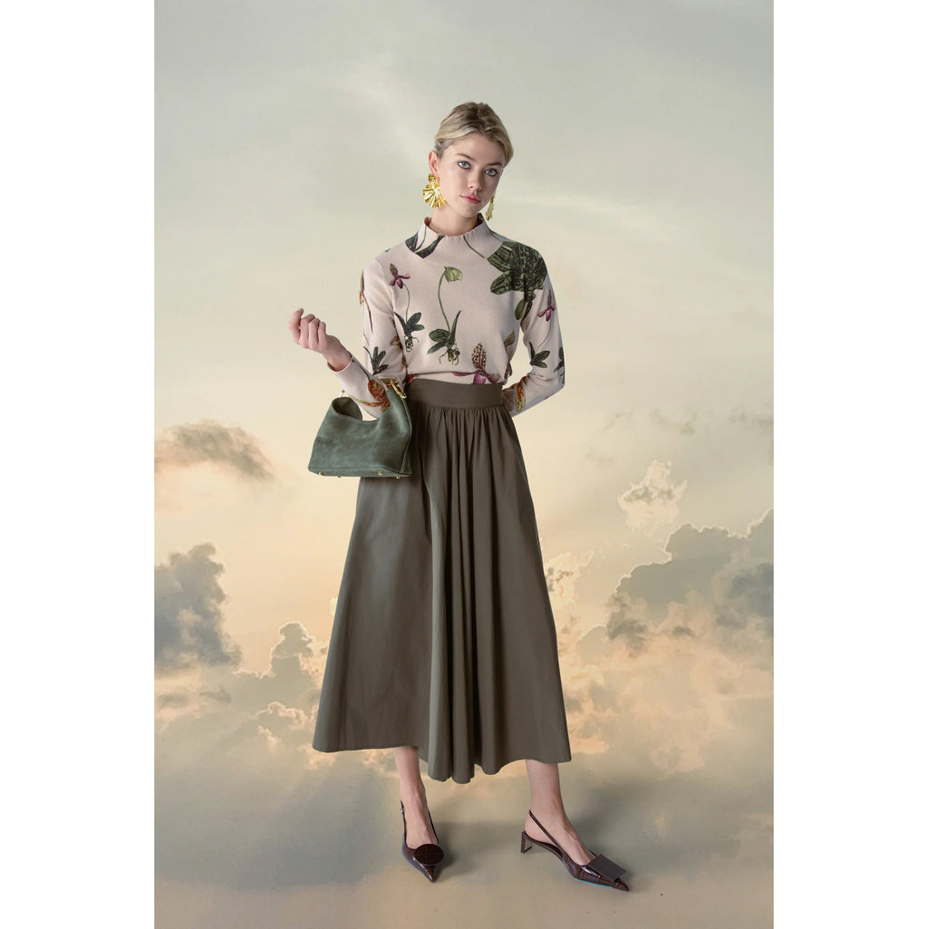 MUN-MNA5011 GREEN ALLURE SKIRT